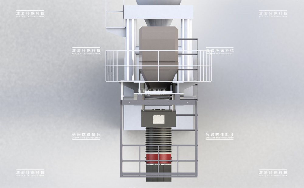 砂石骨料高空拋料伸縮溜筒